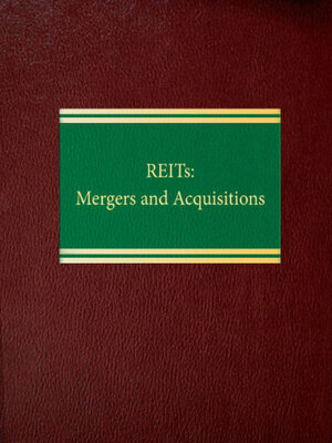 cover image of REITs Mergers and Acquisitions